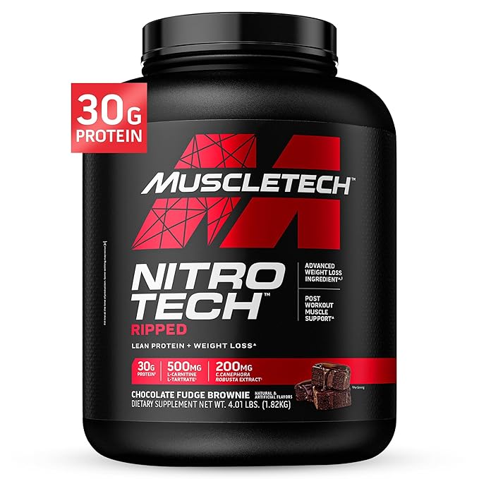 MuscleTech™ Nitro-Tech™ Ripped Whey Protein Powder